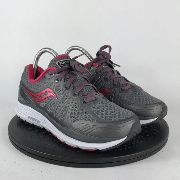 Saucony Echelon 6 Gray/Pink Athletic Running Shoes S10384-1 Women’s Size 8 - Picture 3 of 12